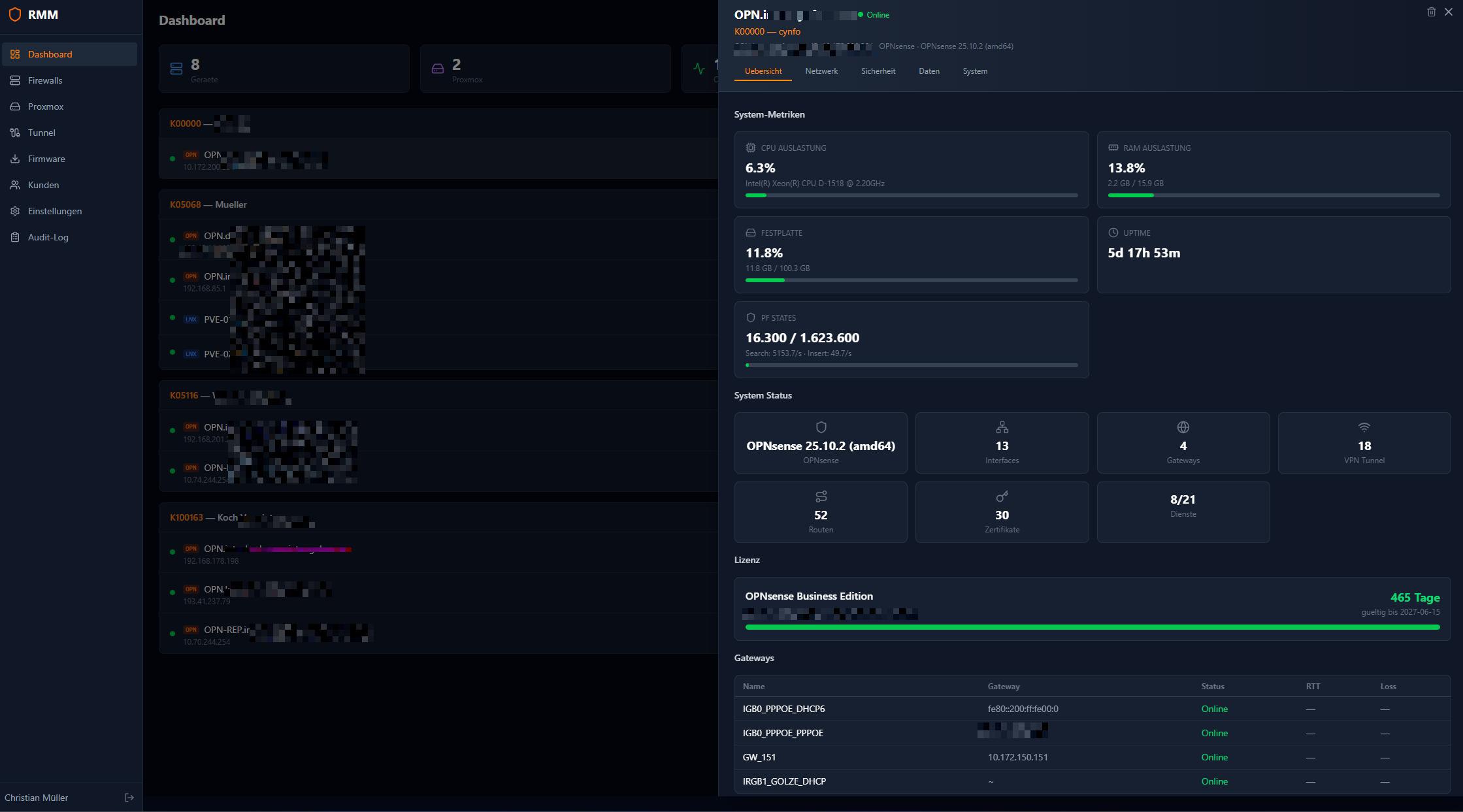 Übersicht Detail